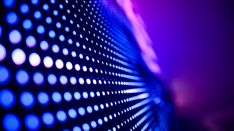Optoled-Blue-Wallpaper-teaser库存