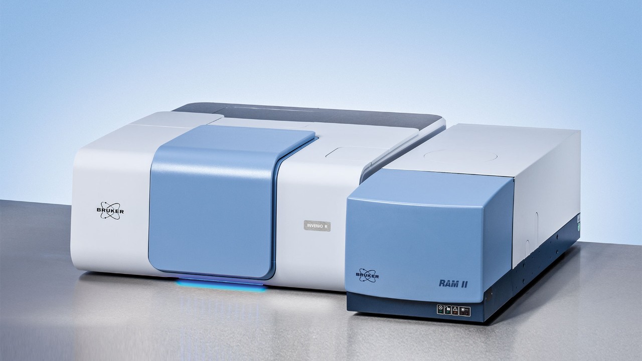 spectromètreirtf invenio-rcoupléàun模块ft拉曼ram II